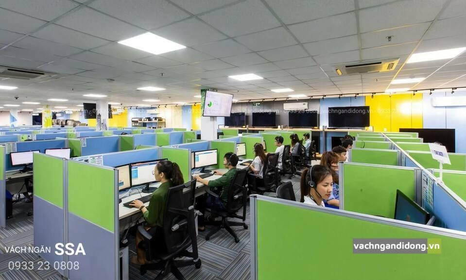 vách ngăn văn phòng